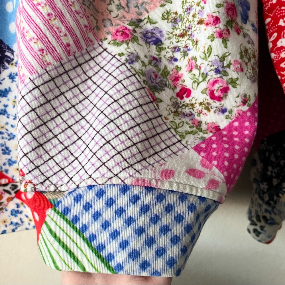 Teddy fresh patchwork 100% cotton hoodie - Picture 12 of 16